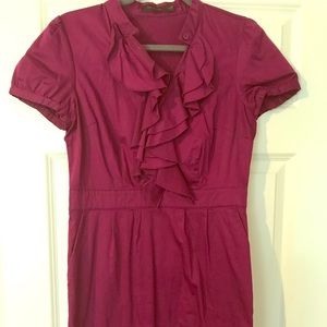 Ruffled Business Dress with pockets!